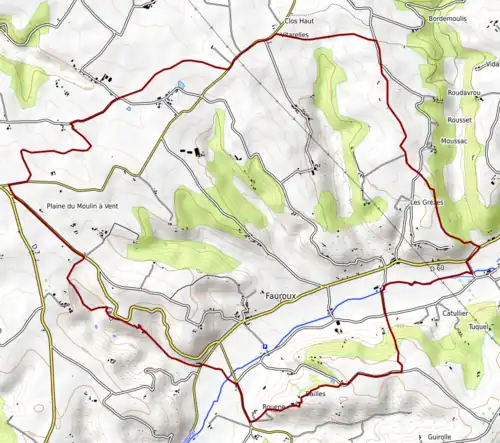 Carte topographique.