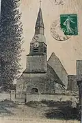 L'église au début du xxe&nbsp;siècle.