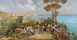 Anonyme, Napolitains en fête (XIXe siècle).