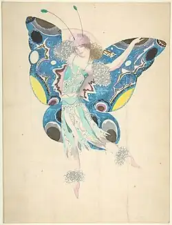 danseuse, gouache, vers 1920,  Metropolitan Museum of Art