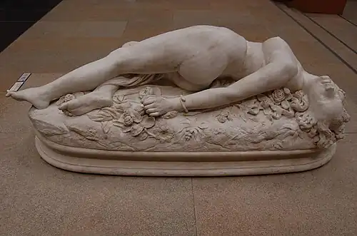 Auguste Clésinger, Femme piquée par un serpent (1847), Paris, musée d'Orsay.