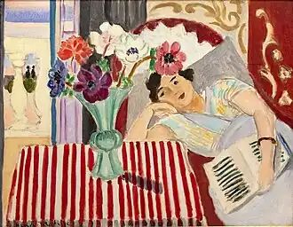 Femme et Anémones, Henri Matisse, 1920-1921