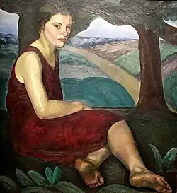 Femme sur une colline, 1928