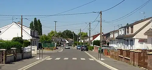 Rue Suzanne-Lanoy à Fenain.