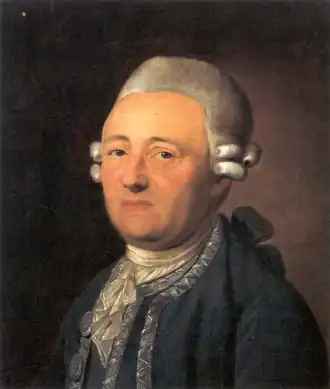 Portrait de J. G. Krünitz par Ferdinand Collmann.