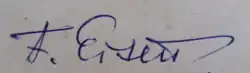 signature de Ferdinand Eisen