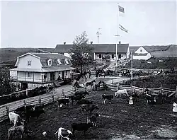 Ferme de Wilfred Rotte, vers 1906