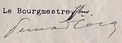 signature de Fernand Cocq