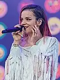 Lily Allen sur la scène Glenmor.