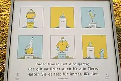 Illustration du principe du Ich Denkmal