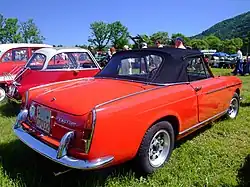 Fiat 1500 Cabriolet.
