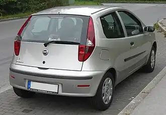 Fiat Punto II phase 2, 3&nbsp;portes.