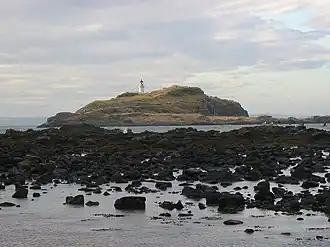 Vue générale de Fidra.