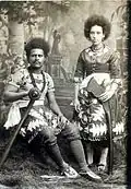 Deux personnes exhibées en tant que « cannibales » dans le cirque de Phineas Taylor Barnum.