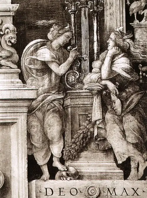 Muse Cristiane, paroi centrale.