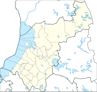 Voir sur la carte administrative d'Ostrobotnie du Nord