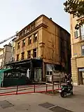 Traces de l'incendie, côté rue Fabrot (novembre 2019).
