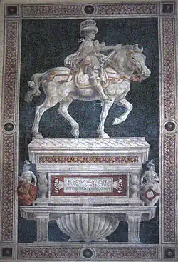 Niccolò da Tolentino, fresque d'Andrea del Castagno (1456).