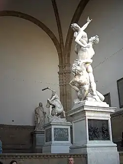 L'Enlèvement des Sabines, Giambologna.