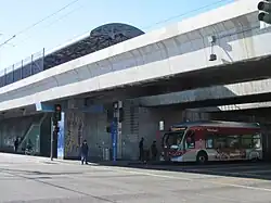 Vue depuis la route.