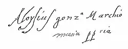 signature de Louis-Alexandre de Castiglione