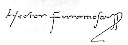 signature d'Ettore Fieramosca