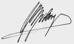 signature de Jorge Isaac Anaya
