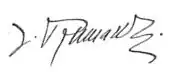 signature de José Rumazo González