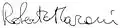 Signature de Roberto Maroni
