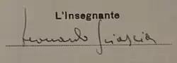 signature de Leonardo Sciascia