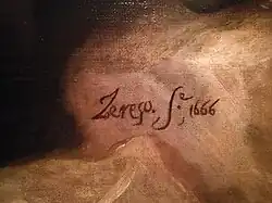 signature de Mateo Cerezo