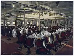 Le restaurant des premières classes.