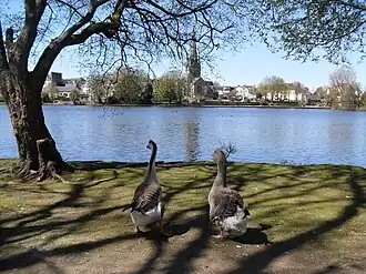 L'étang de Rosporden (étang no&nbsp;1).