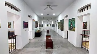 Salles d'expositions du premier étage.