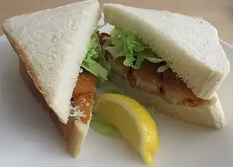 Image illustrative de l’article Sandwich au poisson pané