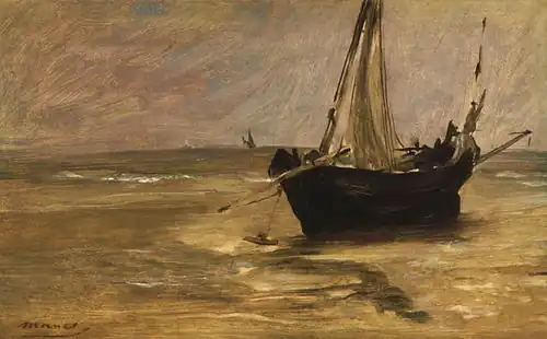 Bateau de pêche, 1873Édouard Manet.