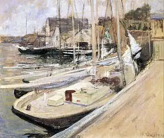 Bateaux de pêche à Gloucester, 1901Smithsonian Museum, Washington