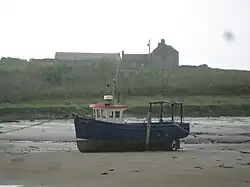 Échouage de bateau de pêche.