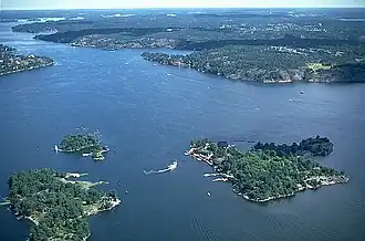 Fjäderholmarna.
