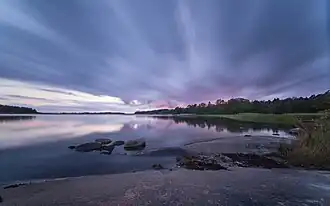 La réserve naturelle de Fjärdlång, Août 2017.