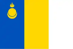 Drapeau de l'okrug d'Aga-Buriatie (Russie)