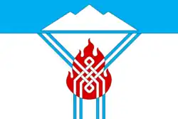 Drapeau de Ak-Dovourak