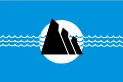 Drapeau de Raïon d'Alexandrovsk-Sakhalinski