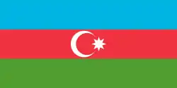 Drapeau de l'Azerbaïdjan