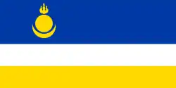 Drapeau de la république de Bouriatie