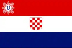 Drapeau de l'État indépendant de Croatie