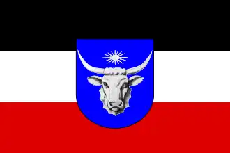 Drapeau proposé pour le Sud-Ouest africain allemand.