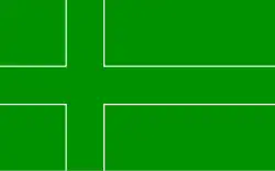 Drapeau de Ladonia(Depuis 1996)