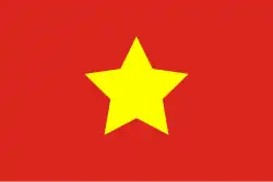 Le drapeau du Việt Minh