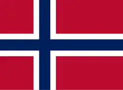 Ancien drapeau de la Norvège (1821–1844)